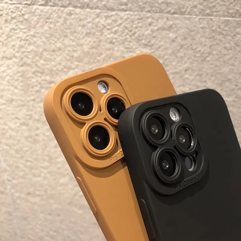 Matte Silicone iPhone Case – Shockproof & Slim