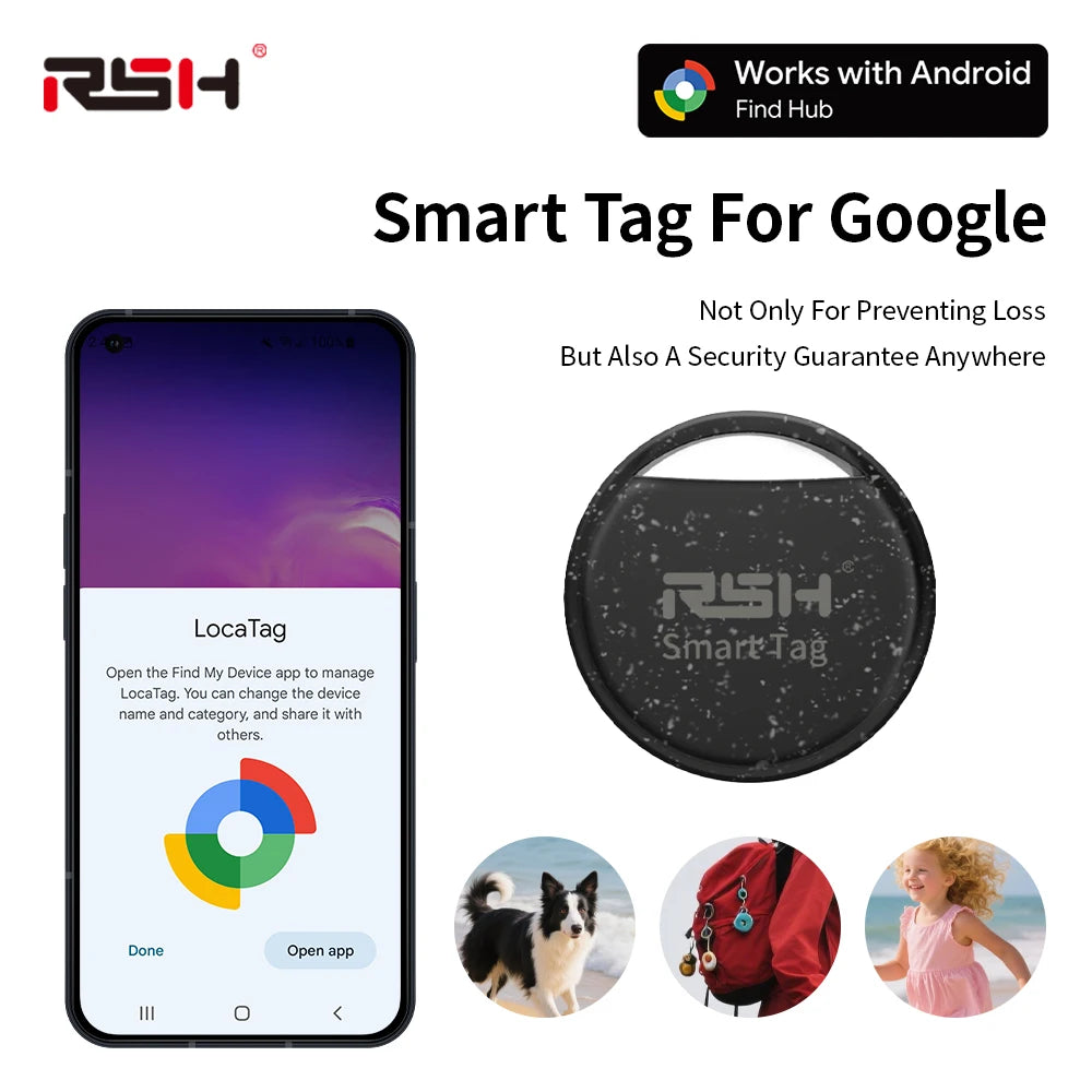 Smart Bluetooth Tracker for Android – Works with Google Find My Device | Anti‑Lost Tag