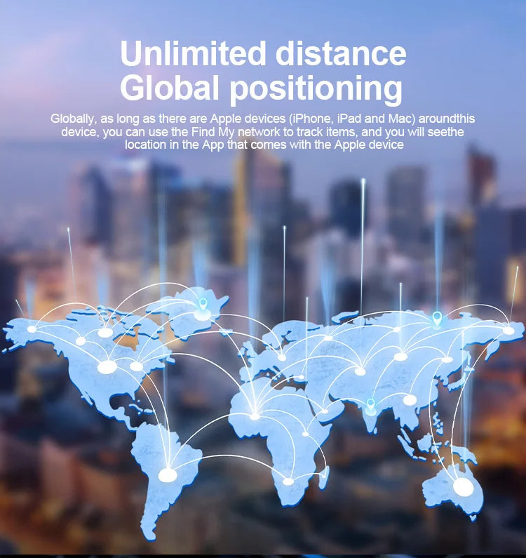 Smart Bluetooth Tracker for iOS – Works with Apple Find My | Anti‑Lost Tag