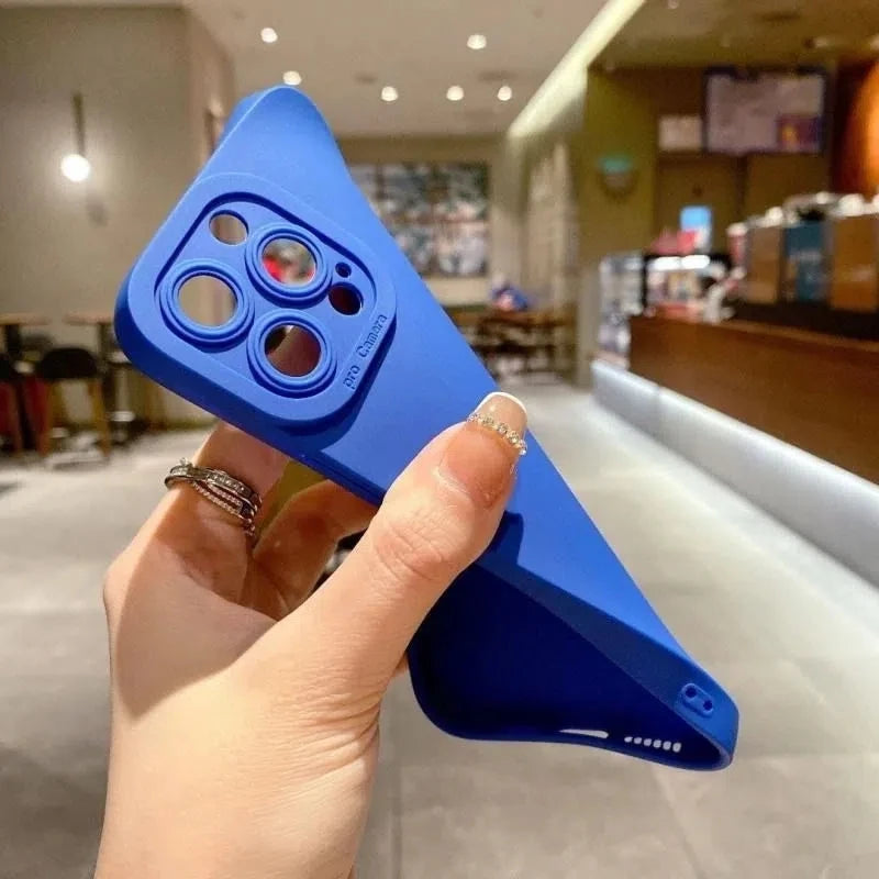 Matte Silicone iPhone Case – Shockproof & Slim