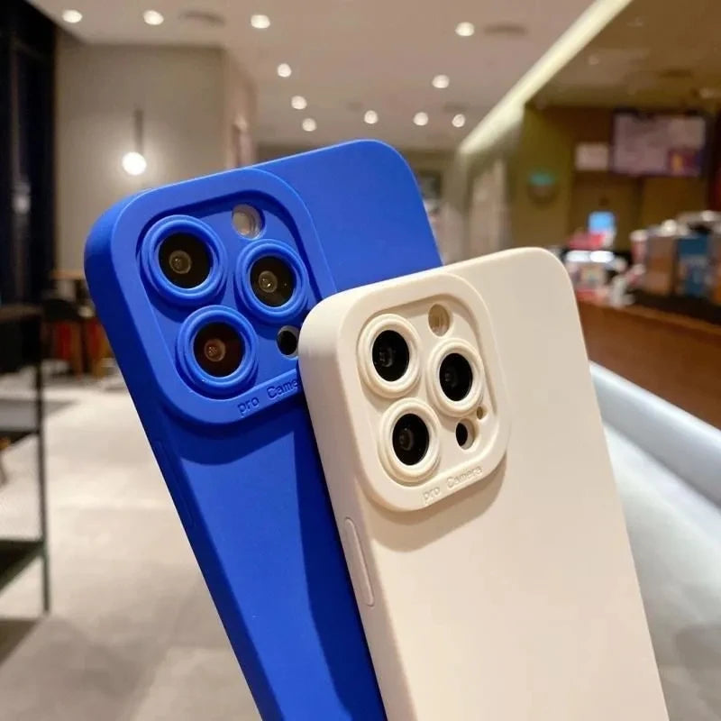 Matte Silicone iPhone Case – Shockproof & Slim